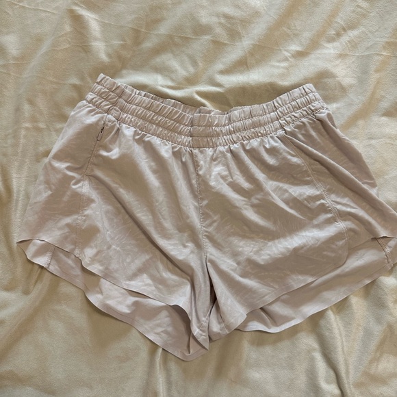 Athleta Pants - Women's Athleta White Reflective Cream Shorts